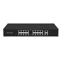 JETVIEW JT-PSW1603 16 PORT POE 10/100 + 2 PORT GİGABİT+1 SFP /100mbps 260W POE SWİCH